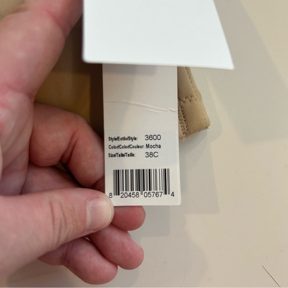 Dominique Bella Seamless Strapless Bra, Mocha, 38C - Picture 6 of 7